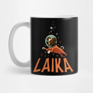 Laika the first dog in space Mug